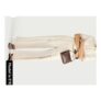 The F&F Edit Pure Cotton Lace Insert Wide Leg Trousers in Cream No R