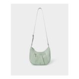 The Fusion Small Nylon Crescent Bag in Sage