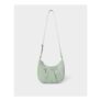 The Fusion Small Nylon Crescent Bag in Sage