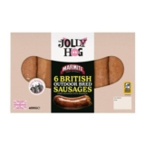 The Jolly Hog 6 British Marmite Sausages 400g (Nectar)