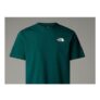 The North Face Mens Short Sleeve Redbox Celebration T-Shirt in Deep Green