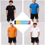 The North Face Mens Simple Dome T-Shirt & French Terry Shorts Set Extra 15% Off With Code (7 Colours Available)
