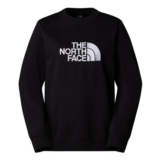 The North Face Womens Drew Peak Crew Sweatshirt, Black, S