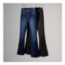 The Set 2 Pack Flared Denim Jeans mid Blue/Black