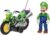 The Super Mario Galaxy Movie Luigi with Motorcycle 2.5 / 6.35cm Action Figure, Officially Licensed by Jakks Pacific, 9 Points of Articulation, Detailed Design, Pull Back and Watch Him Go For 3
