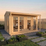 The Thoresby Premium Insulated & Installed Garden Room 4 x 3m – With Code