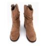 The Very Collection Wide Fit Flat Slouch Calf Boot – Brown