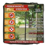 TheFitLife Magnetic Fly Screen Door, Heavy-Duty Mesh, Hands-Free
