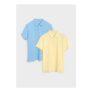 Threadbare Multi 2-Pack Cotton Jersey Polo Shirts