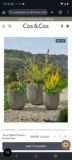 Three Ribbed Planters – Flecked Slate