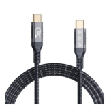 Thunderbolt 4 USB-C Cable, 6.6ft, 40Gbps, 8K/4K, Black