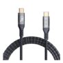 Thunderbolt 4 USB-C Cable, 6.6ft, 40Gbps, 8K/4K, Black