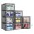 TidyTrove 9-Piece Clear Stackable Shoe Boxes