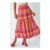 Tiered Striped Elastic Waist Maxi Skirt