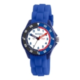 Tikkers Kids Blue and Black Silicone Time Teacher Watch ATK1088