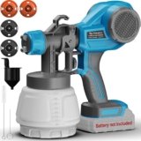 Tilswall Fence Paint Sprayer Alien 500, Fits Makita 18V (No Battery) Cordless, Ultra-Light, 1000ml Tank, 4 Nozzles, 3 Spray Patterns, Easy to Clean, Ideal for Walls, Ceilings