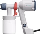 Tilswall Paint Sprayer, Upgraded Ultra-Light Electric Paint Spray Gun with 2 Nozzles & 3 Patterns Easy to Clean for Fences, Sheds, Walls, Ceilings, Furniture, Cabinets, Garden & DIY, White