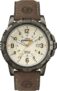 Timex Expedition Indiglo 44 mm Rugged Metal Leather Strap Watch