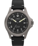 Timex Mens Titanium Automatic Watch Expedition North Black 41 mm – Prime Exclusive