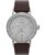 Timex Waterbury 40mm Mens Watch Durable Stainless Steel Case Brown Leather Strap Model: TW2W20300UK