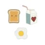 Toast and Milk Pins 3 Pack