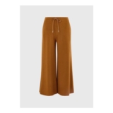Tobacco Soft Touch Wide Leg Co Ord Trousers