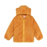 Toddler Girls Hooded Fleece Winter Coat, Sunset Print, 12-18 Months