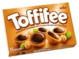 Toffifee Chewy Nougat Caramel Cups With Hazelnut & Smooth Chocolate Treat, 15 Pieces (£1.19 / £1.06 with s&s)