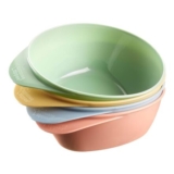 Tommee Tippee EasiScoop Feeding Bowls, 6m, Ergonomic Handles, 4-Pack