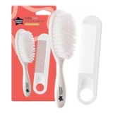 Tommee Tippee Essential Basics Brush and Comb Set White