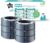 Tommee Tippee Simplee Sangenic Refill Cassettes Pack of 6 Refill Cassettes, Only Suitable for Use in Simplee Sangenic Nappy Bins, Odour and Germ Protection, 100% Recycled Chassis