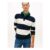 Tommy Hilfiger Cotton Blend Striped Knitted Polo Shirt