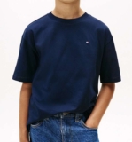 Tommy Hilfiger – Essential Flag Embroidery Crew Neck Boys T-Shirt – various sizes from 9months to 16 yrs – from £9