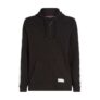 Tommy Hilfiger Long-sleeved Full Zip Hoodie – Black (Size Small)