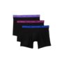Tommy Hilfiger Mens 3 Pack Cotton Boxer Briefs, Black, XXL