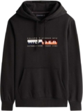 Tommy Hilfiger Mens Colour Block Graphic Hoodie – Size M only