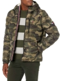 Tommy Hilfiger Mens Midweight Sherpa Lined Hooded Water Resistant Puffer Jacket Coat size XL – Sold & Shipped by Amazon US
