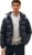 Tommy Hilfiger Mens Mix Down Hooded Puffer Other Jacket – Blue Size XXL