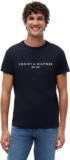 Tommy Hilfiger Mens Short Sleeve Round Neck Core Tommy Logo T-Shirt