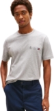 Tommy Hilfiger Mens Short Sleeve Round Neck Small Crest Outline T-Shirt