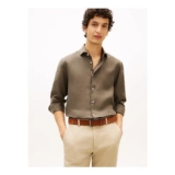 Tommy Hilfiger New York Label Slim Fit Pure Linen Shirt