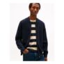 Tommy Hilfiger Online Only Pure Cotton Textured Zip up Bomber Jacket