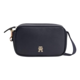 Tommy Hilfiger Women LogoTape Camera Bag, Crossover, Blue, One Size