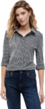 Tommy Hilfiger Womens 1985 Slim Shirt with Pointed Collar