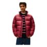 Tommy Jeans Mens Essential down Puffer Jacket, Red Wine, S