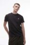 Tommy Jeans Mens Regular Badge Logo T-Shirt in Black (XS – XL)