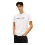 Tommy Jeans Mens Short Sleeve Vintage T-Shirt, White Ecru, S