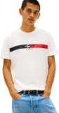 Tommy Jeans Mens TJM Reg Signature Stripe T Ext Dm0dm22539 S/S T-Shirt (Pack of 1)