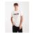 Tommy Jeans Regular Fit Applique Logo T-Shirt in White.