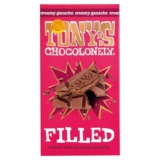 Tonys Chocolonely Filled Chocolate Bar Salted Caramel / Creamy Praline & Crunchy Hazelnut / Milk Ganache 135g / 127g – Nectar Price